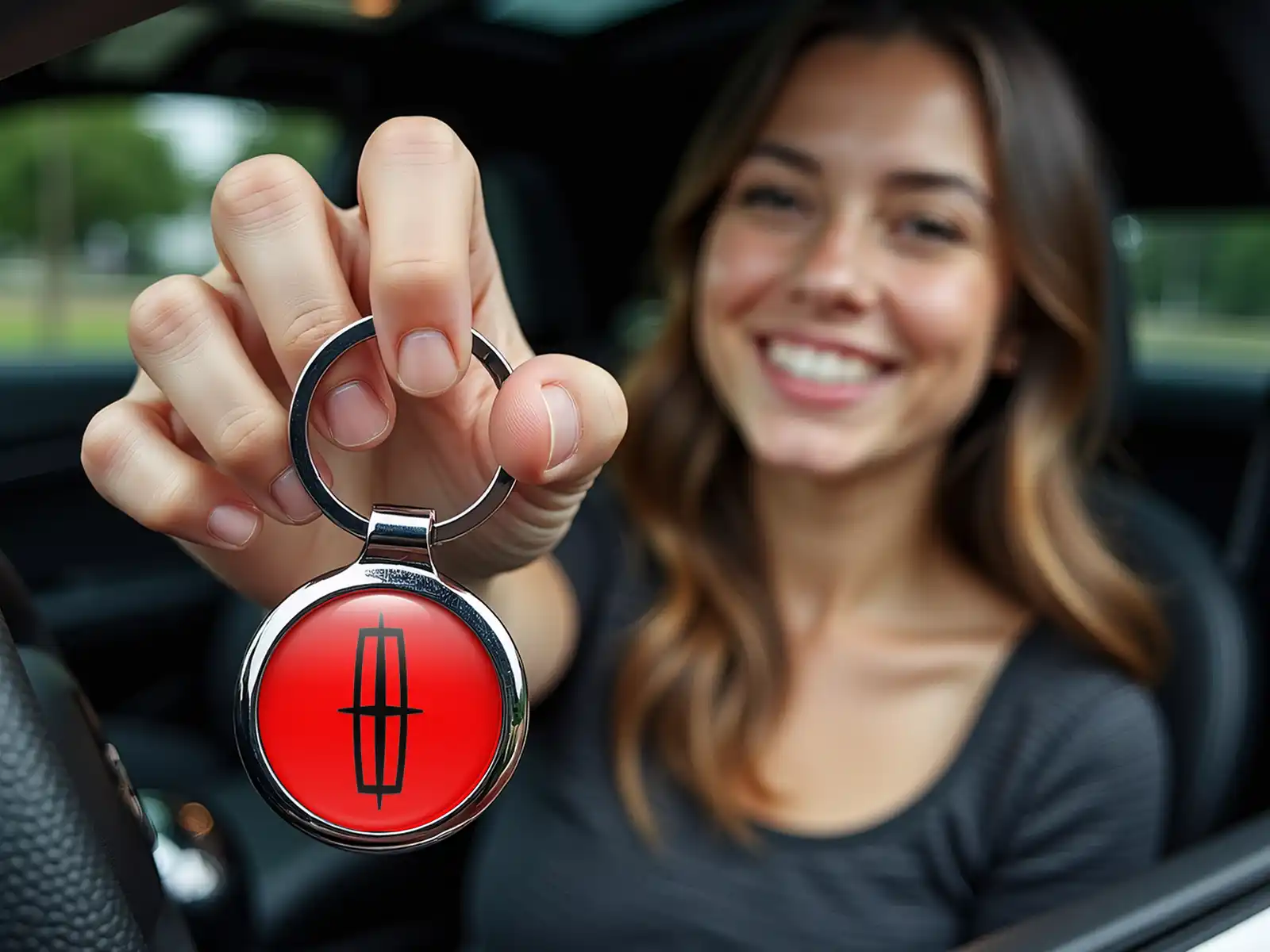 Lincoln Llaveros Hechos Logo Premium Metal